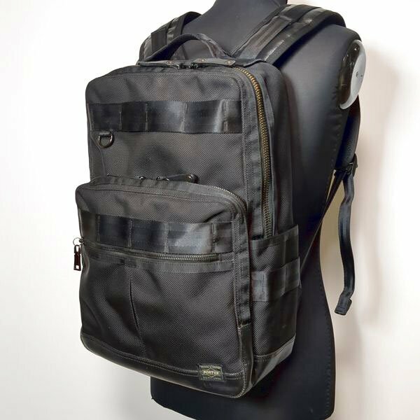 ポーター ヒート ビジネスリュック デイパック マグライト・キーホルダー無 PORTER HEAT DAYPACK 15L B4 PC 703-17932