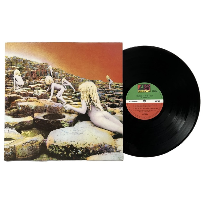 国内盤 LP レコード Led Zeppelin レッド・ツェッペリン houses of the holy 聖なる館 Atlantic Records P-10107A 1980年代品