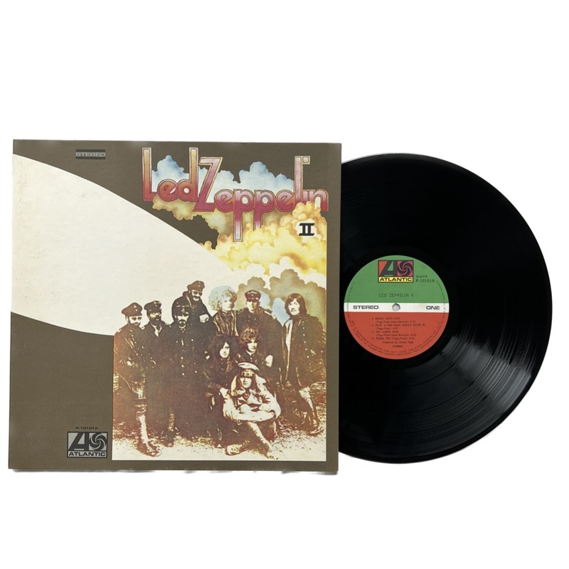 国内盤 LP レコード Led Zeppelin レッド・ツェッペリン Led Zeppelin Ⅱ Atlantic Records P-10101A 1980年代品