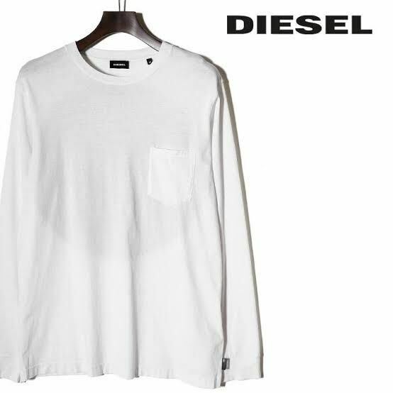 DIESEL ディーゼル　定価9,800tax 新品/未使用/正規品/訳ありアウトレット品　size M 長袖Tシャツ　ロンT カットソー　メンズ　男性用