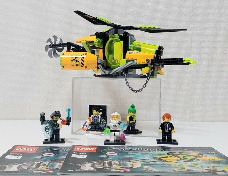 廃盤 絶版 LEGO レゴ【 70163 】ウルトラエージェント ヘリコプター ミニフィグ 防護服 モンスター ヒーロー アバター キャプテン レア