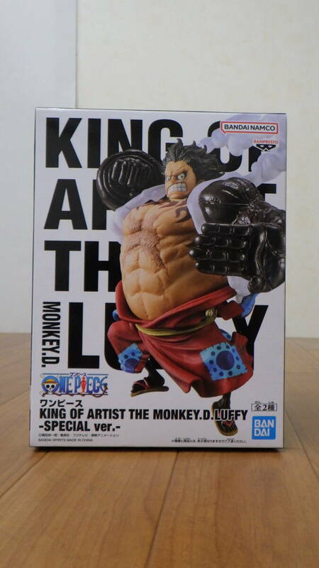 【プライズ】ワンピース KING OF ARTIST THE MONKEY.D.LUFFY SPECIAL ver. A フィギュア 未開封　ルフィ ギア4 ONE PIECE