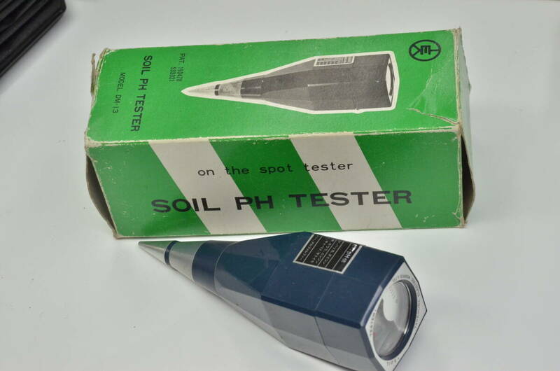 竹村電機製作所　土壌酸度計 土壌の酸度測定機　SOIL PH TESTER DM-13　動作品