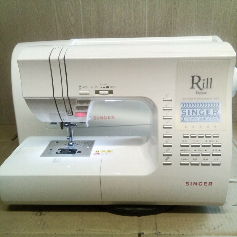 管理213★SINGER Rill Deluxe 1050DX シンガー ミシン 通電確認済 ジャンク品★