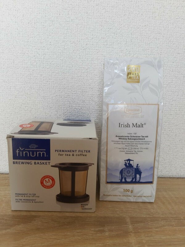 ロンネフェルト　紅茶　&　茶漉し　セット