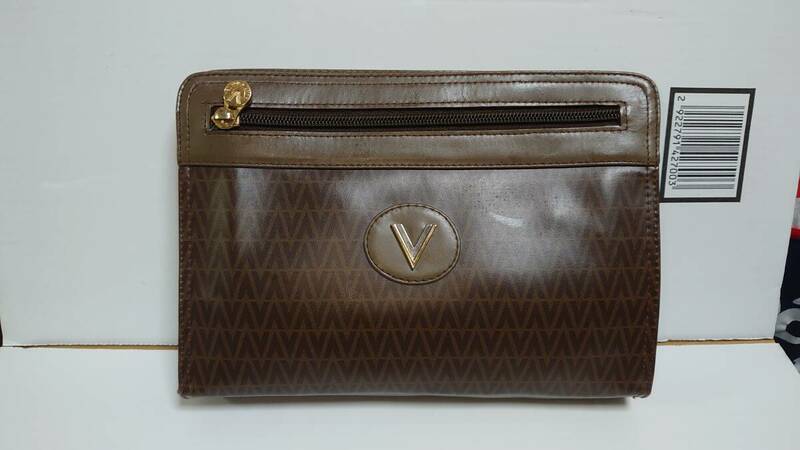 ブランドバッグ・財布等大処分：イタリア製・MARIO VALENTINO・マリオヴァレンチノ・セカンドバッグ・美品