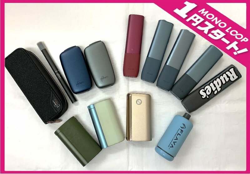 【5TI矢05020D】★1円スタート★IQOS★アイコス★PLOOM★プルーム★glo★グロー★12本まとめ★喫煙具★