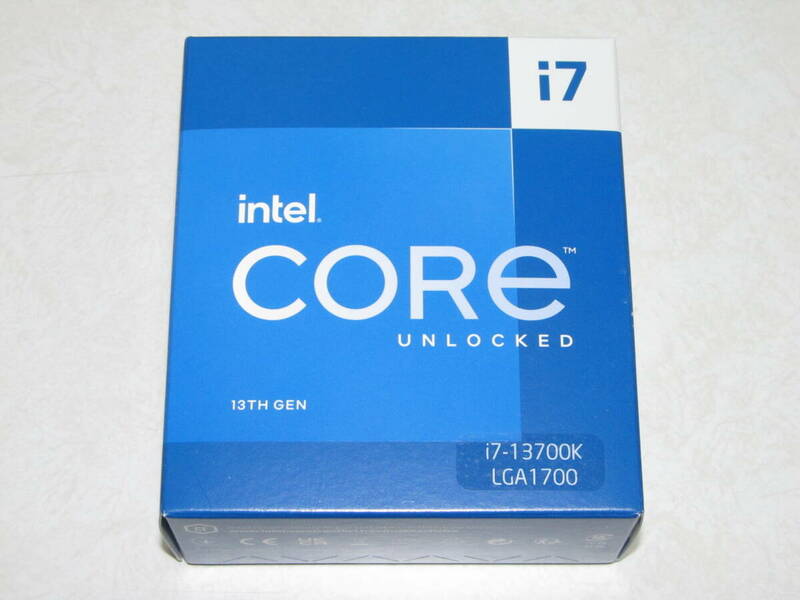 【送料無料・美品】Intel Core i7-13700K BOX LGA1700 インテル 第13世代CPU