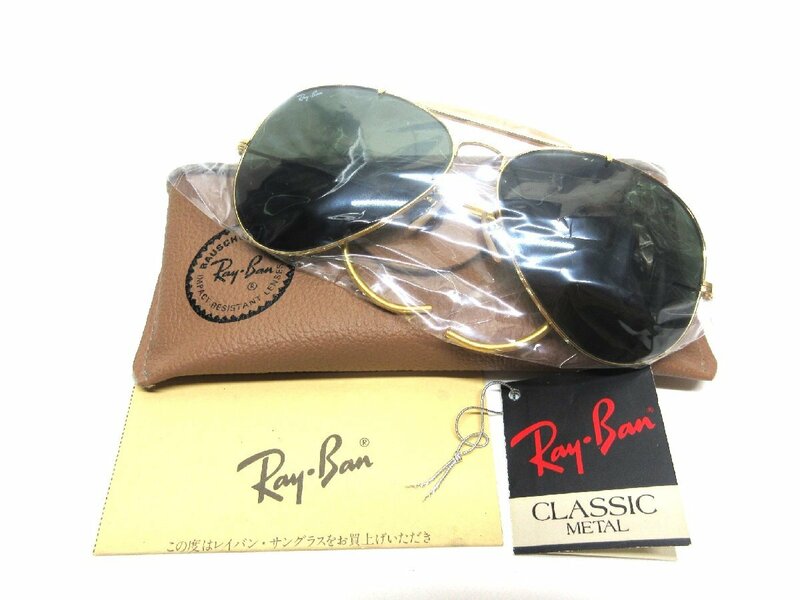 未使用 B&L Ray Ban OUTDOORSMAN ボシュロム レイバン アウトドアーズマン/ナワテ/G-15/62ｍｍ/サングラス/USA/アメリカ/米国製　