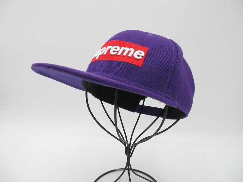 Supreme シュプリーム ベースボール キャップ 紫 ■■◎