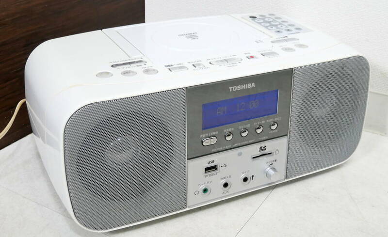 ▲(R606-B97)TOSHIBA 東芝 CUTEBEAT TY-SDK70 ラジカセ オーディオ機器 リモコン欠品