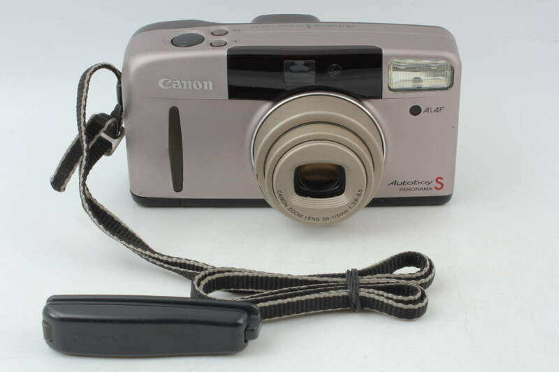 【美品　整備済】 Canon Autoboy S PANORAMA 35mm P&S フィルム コンパクト カメラ #1130