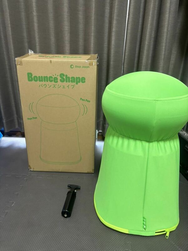 バウンズシェイプ Bounce Shape エクササイズ グリーン 空気入れ付き
