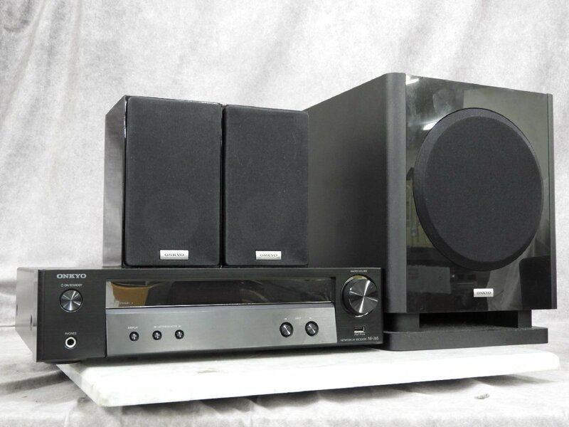 ☆ONKYO オンキョー BASE-V50 ホームシアターセット NR-365/ST-V50/SWA-V50　☆ジャンク☆