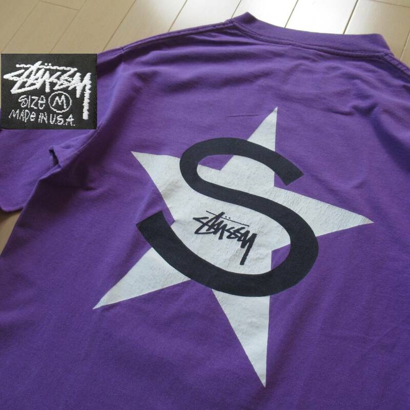 ★即決送込★黒タグ 80s STUSSY USA製 old oldstussy ステューシーオールド 半袖 長袖 s Tee Tシャツ M l xl ロングスリーブ star ロンTee 