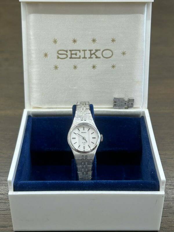 june-54/不動品 SEIKO Hi-Beat セイコー ハイビート 手巻き 腕時計 純正ベルト レトロ 付属品 コマシルバー文字盤 