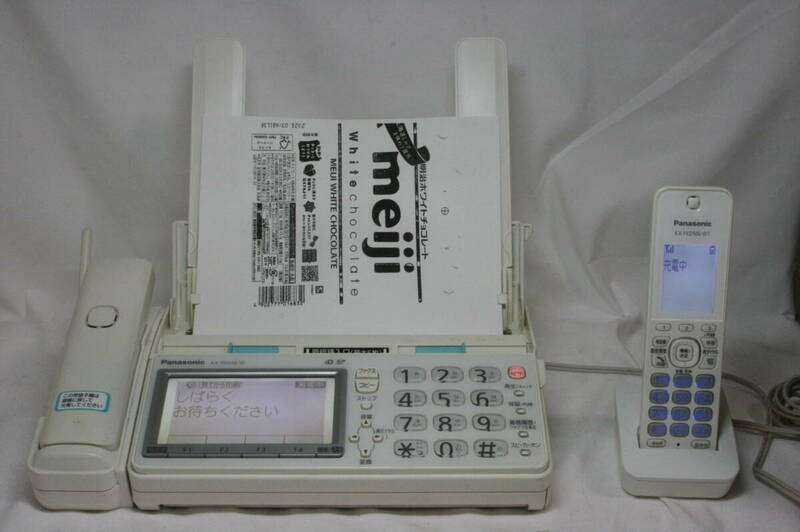 Panasonic KX-PD604DL おたっくす 電話 コードレス FAX 子機1台 ジャンク扱い [4f02]