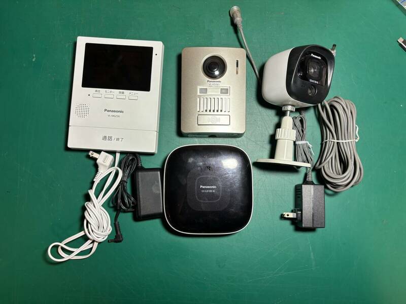 【ジャンク】Panasonic KX-HJB1000 KX-HJC100 VL-SGZ30 ホームネットワークシステム 防犯カメラ インターホンセット 即決
