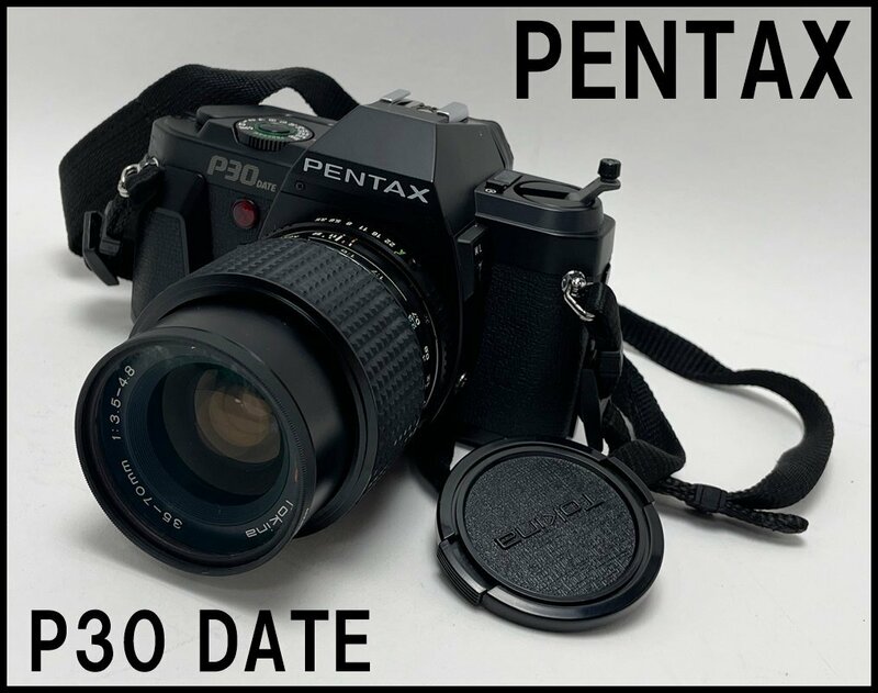 PENTAX デジタル一眼レフカメラ P30TADE レンズ Tokina 1:3.5-4.8 35-70mm ケース等付属 ペンタックス