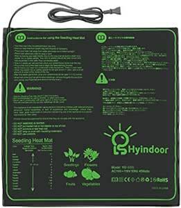 Hyindoor 20"x20" ヒートマット 園芸発芽マット 育苗マット 温床関連 育苗