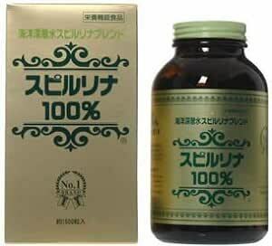 ジャパンアルジェ 海洋深層水スピルリナブレンドスピルリナ100% 200mg*1500