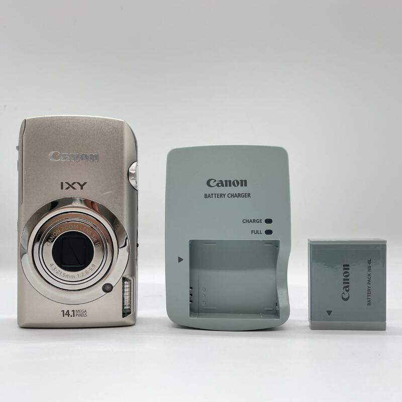 【動作確認済み】Canon IXY 10S SILVER 　コンデジ　デジカメ　デジタルカメラ　シャッター&フラッシュ動作OK