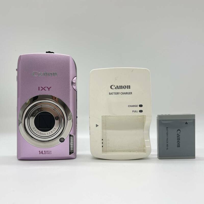 【動作確認済み】Canon IXY 10S PINK　コンデジ　デジカメ　デジタルカメラ　シャッター&フラッシュ動作OK