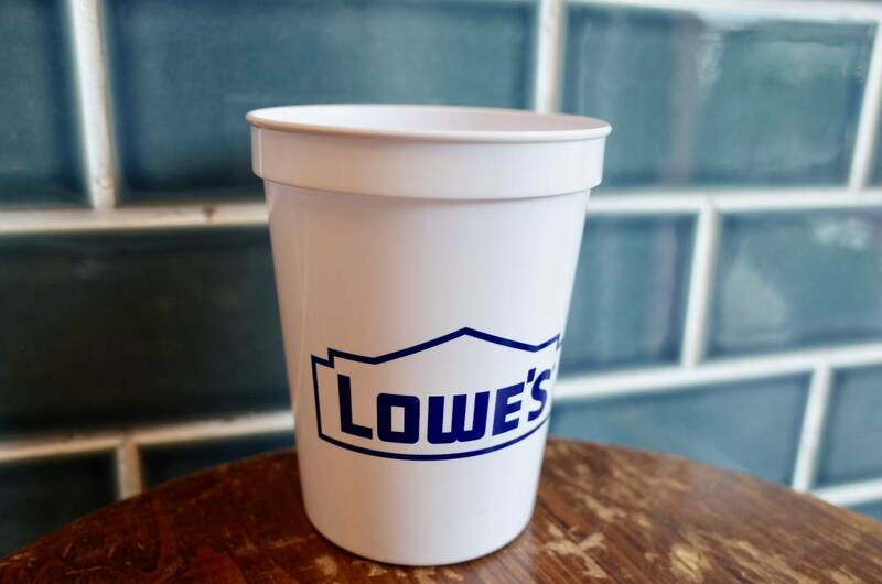 新品　LOWE'S ロウズ　CUP プラスチック　カップ　アメリカ製　インテリア　キッチン　カフェ　ホームデポ カリフォルニア
