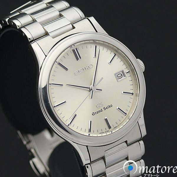 1円～◎美品◎SEIKO セイコー GS グランドセイコー デイト メンズ クォーツ SBGF013 8J56-7000◎