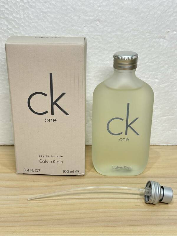 5115] ほぼ満量 香水 Calvin Klein カルバンクライン シーケーワン ck one オードトワレ ODT ナチュラルスプレー 100ml 