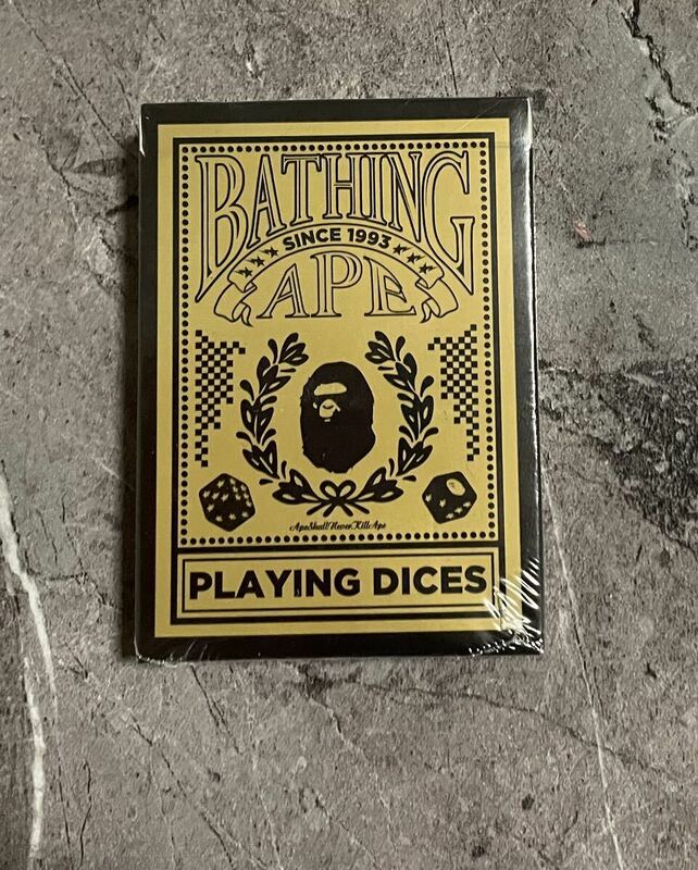 A BATHING APE PLAYING DICES