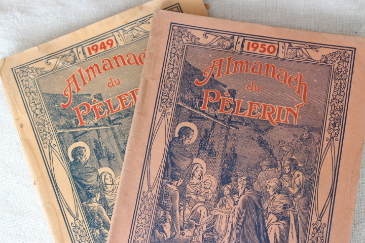 フランスアンティーク★古い巡礼に関する冊子　2冊☆キリスト教