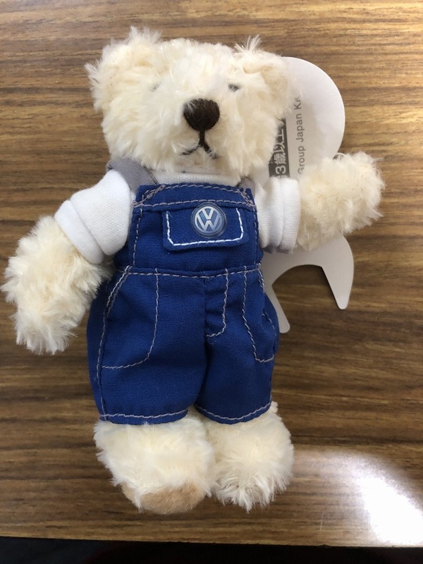 VW フォルクスワーゲン マイスターminiベア ぬいぐるみ 非売品 中古現状品良品 タグ付き