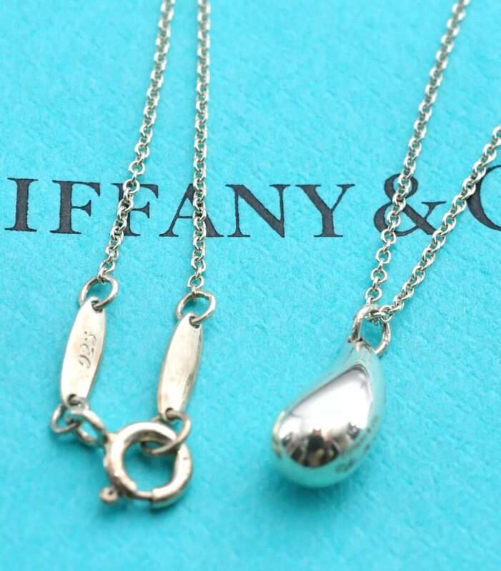 Tiffany & Co. ティファニー ティアドロップ PERETTI ペレッティ ネックレス スターリングシルバー925 銀 3.5g 3160