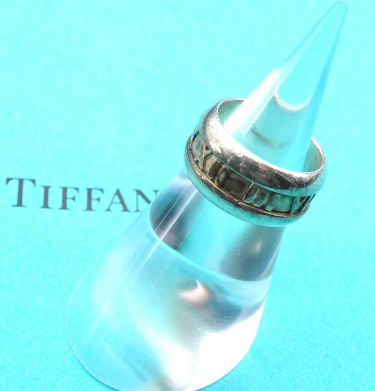 Tiffany & Co. ティファニー アトラス リング 指輪 スターリングシルバー925 銀 サイズ48 7.1g 4027