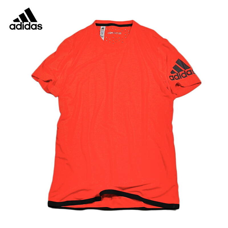 【新品】アディダス クライマチル 半袖 Tシャツ【99：橙】M ランニング マラソン トレーニング 陸上 ドライ機能 adidas 家 自宅