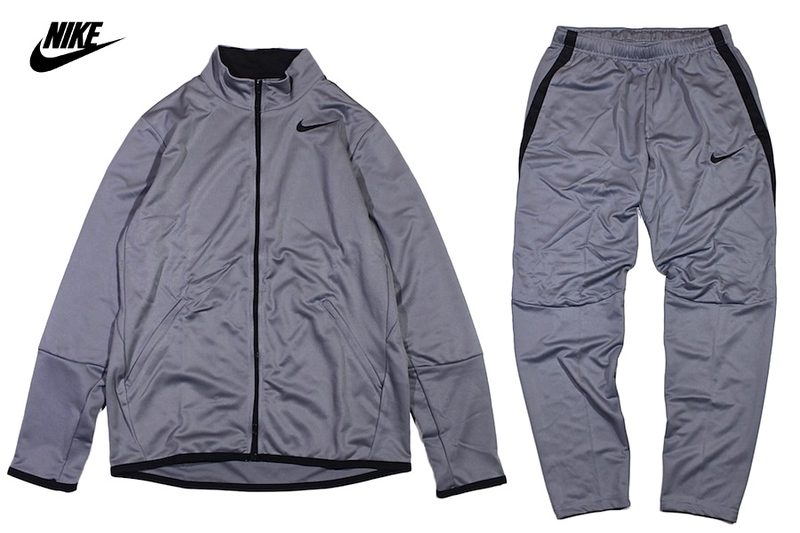 【新品】ナイキ エピック ジャージー セットアップ【065：灰】XL 上下セット トラック フルジップ テーパード ジョガー NIKE トレーニング