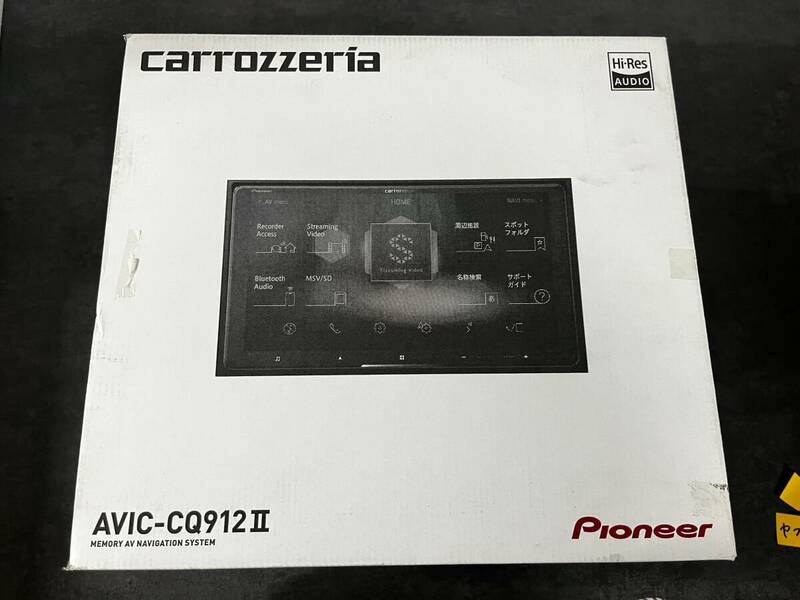 Pioneer パイオニア カーナビ AVIC-CQ912-2 9インチ サイバーナビ フルセグ DVD CD Bluetooth SD USB カロッツェリア 0988