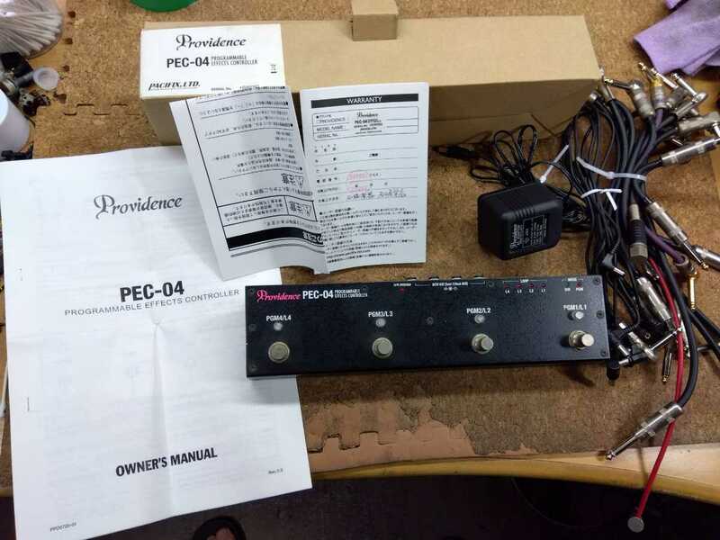 Providence PEC-04 Programmable Effects Controller　取説付き
