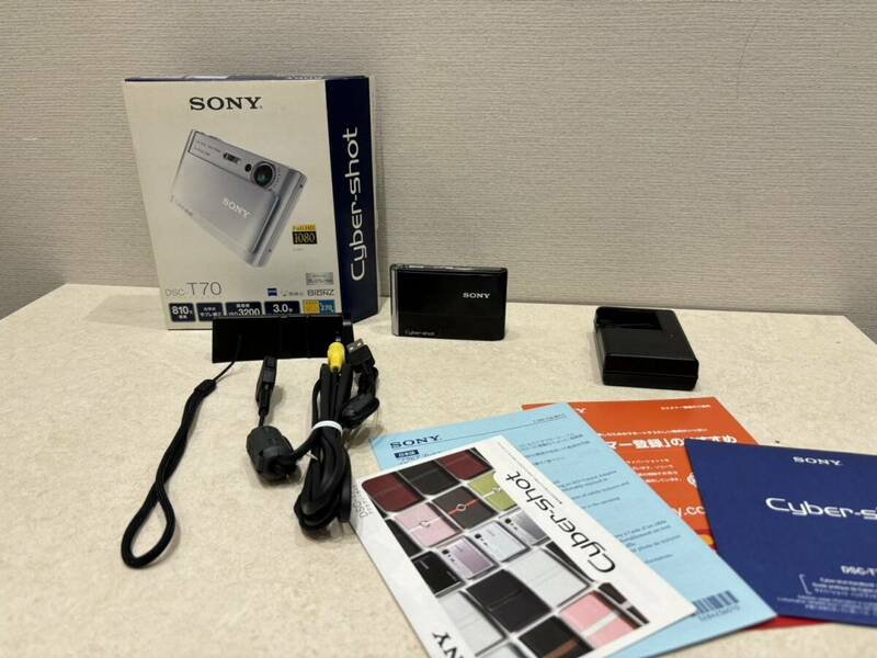 M4306　SONY Cyber-shot DSC-T70 ソニー コンパクトデジタルカメラ サイバーショット　比較的綺麗品！