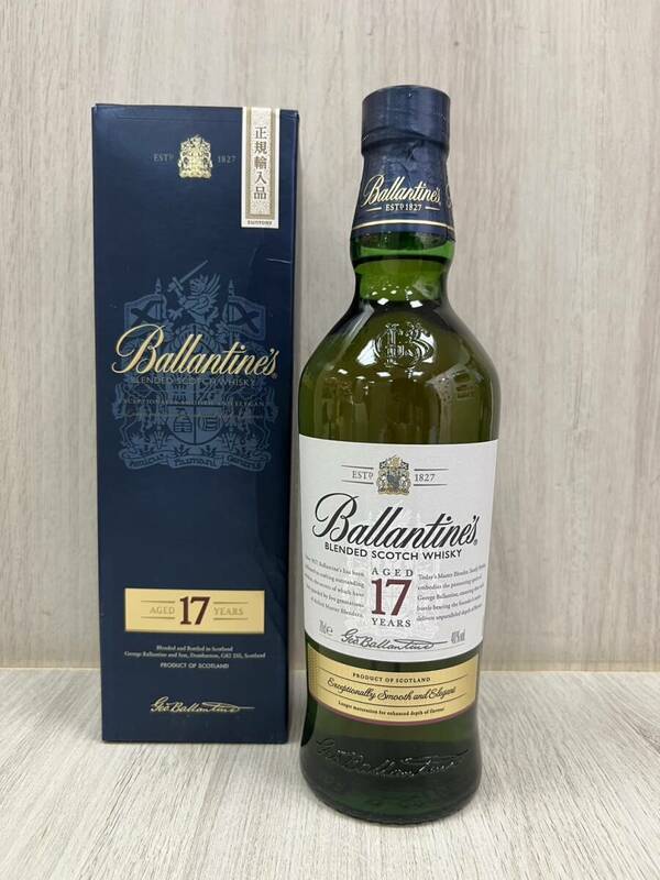 S 【未開栓】 バランタイン 17年 サントリーアライド 正規輸入品 箱付 700ml 40% スコッチウイスキー Ballantine's 洋酒