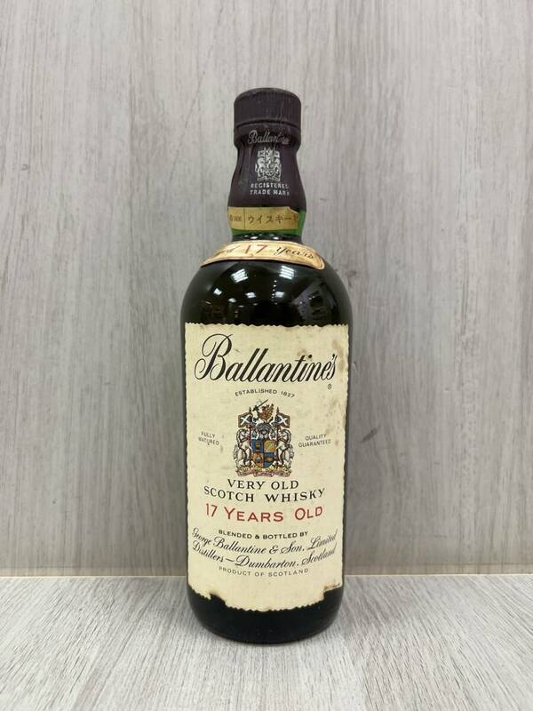 S 【未開栓】 Ballantines バランタイン 17年 ベリーオールド スコッチウイスキー 43% 760ml 洋酒