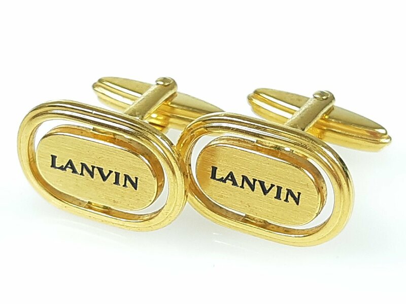 ランバン　LANVIN　カフス　カフリンクス　ゴールドカラー　YMA-944
