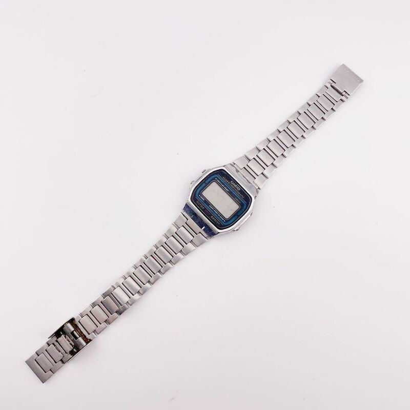 CASIO カシオ デジタル 腕時計 A164W クォーツ シルバーカラー チープカシオ (k6030)