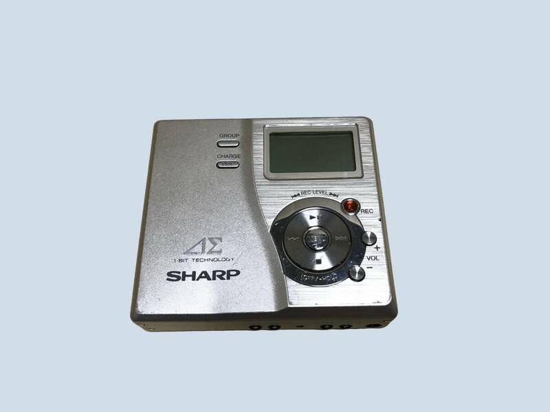 M2953 SHARP MD-DR77 Auvi ポータブルMDレコーダー 未確認　全国送料無料