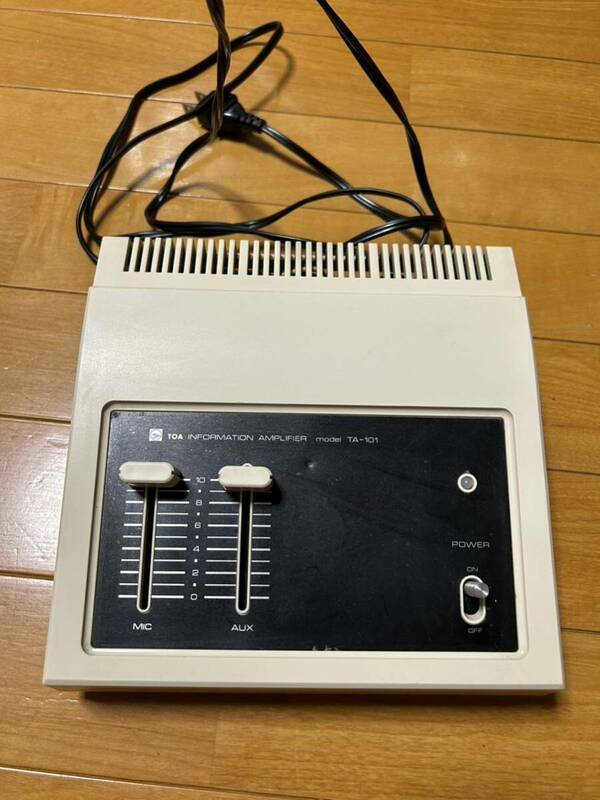 ☆★Toa information amplifier ta-101 トーア 現状品☆★