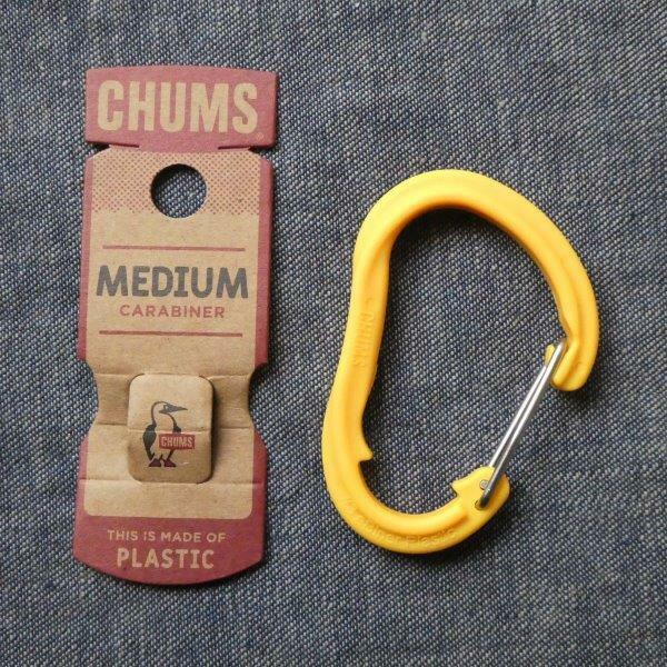 CHUMS カラビナ M イエロー CH61-0119 新品