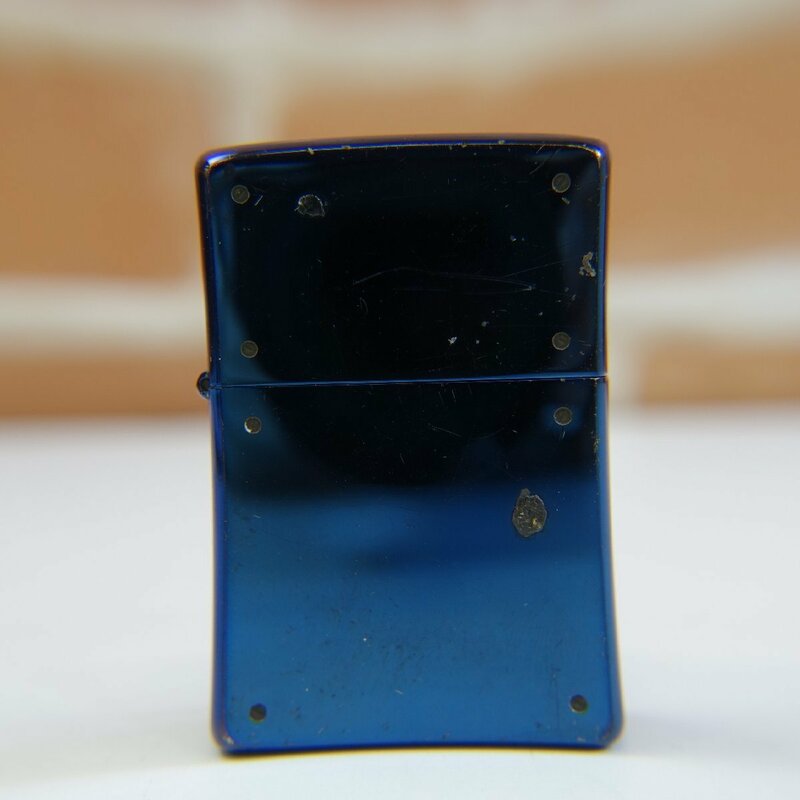 6519T【本物保証】 Zippo オイルライター ブルーメタリックカラー 2000年