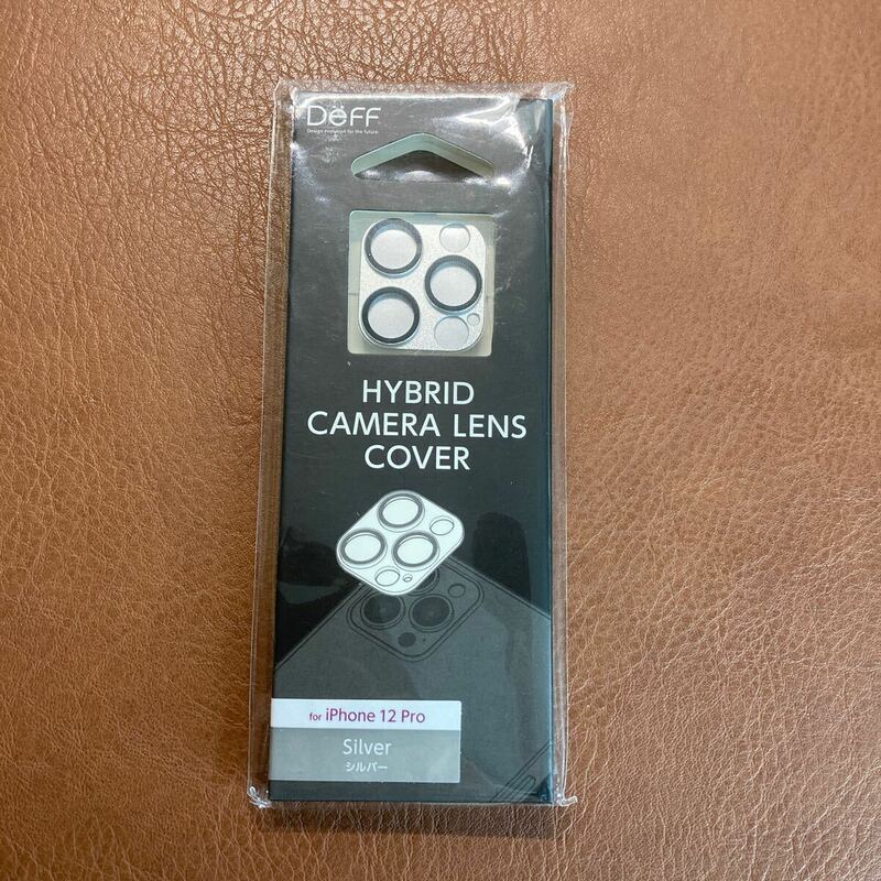 【送料無料】Deff （ディーフ） HYBRID CAMERA LENS COVER for iPhone 12 Pro (シルバー) アルミ製ハウジング&ガラス