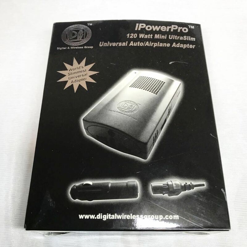 iPowerPro 120w 車／飛行機用 ポータブルインバータ 電源アダプター EmPower USB接続 旅行用品